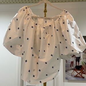 Ulla Johnson Blouse - embroidery an embellished sleeve